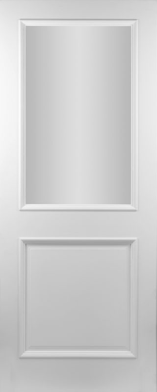 Albany 2 Panel Bolection Etched Printed Glass door