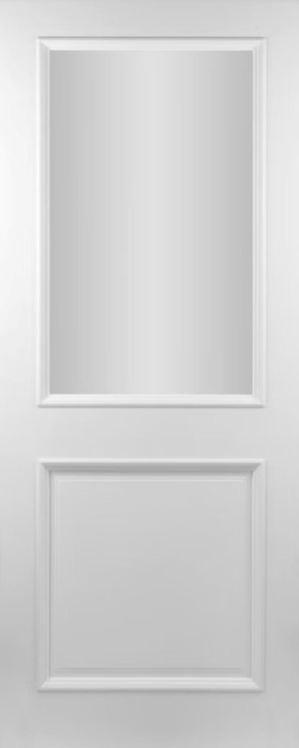Albany 2 Panel Bolection Clear Glass door