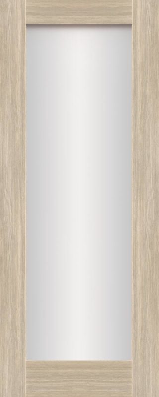 Cheshire Alpine Oak 1 Panel Shaker Glass Clear door