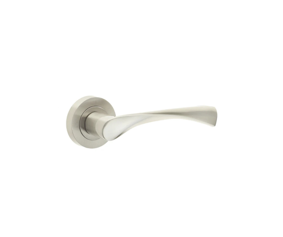 Comet lever handle, satin nickel