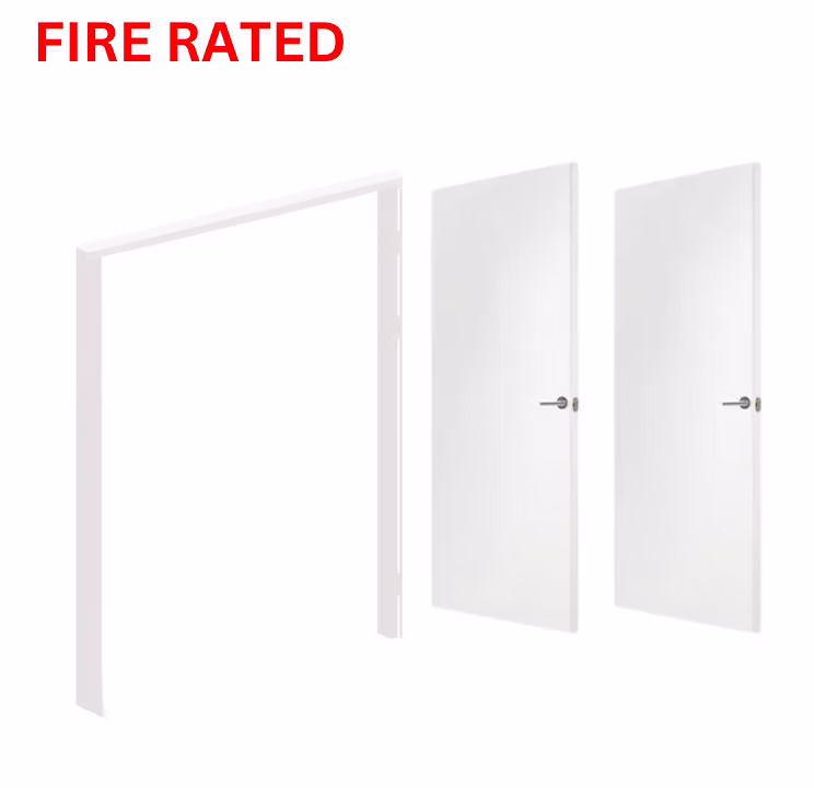 Double door fire kit