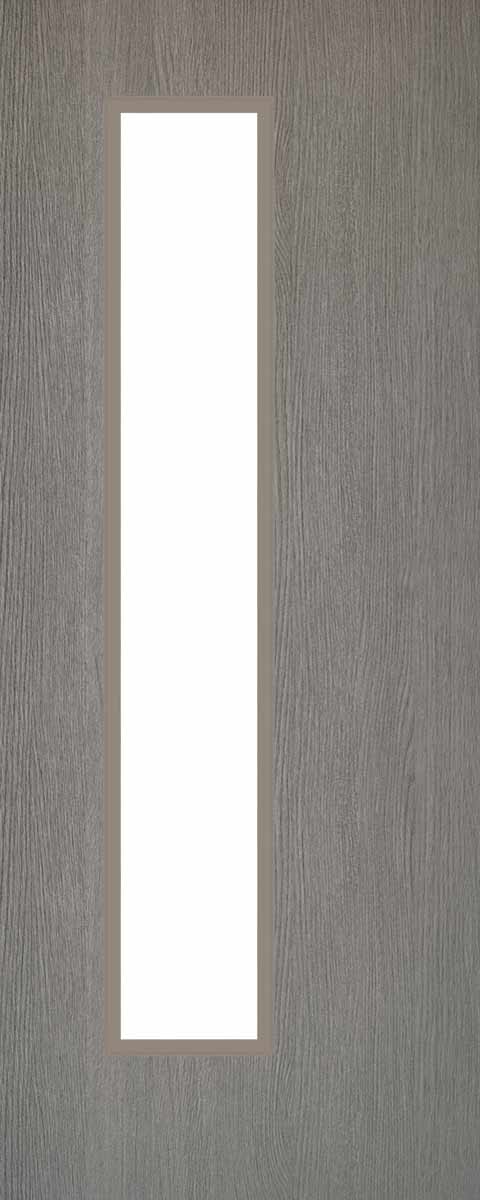 DFG01 Grey Clear door