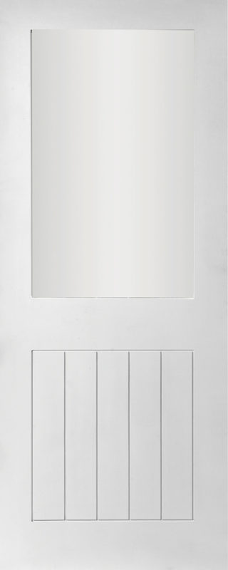 Nevada Sheeted Clear Glass door