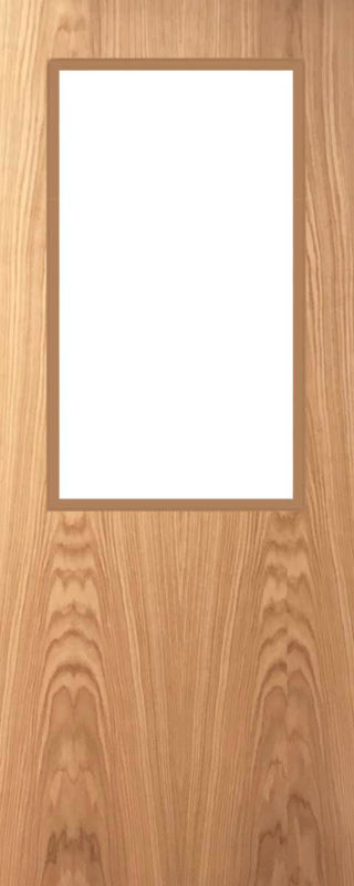 DFG34 Oak Clear door