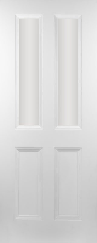 Oxford 2 Panel 2 Glass Glazed Opaque door