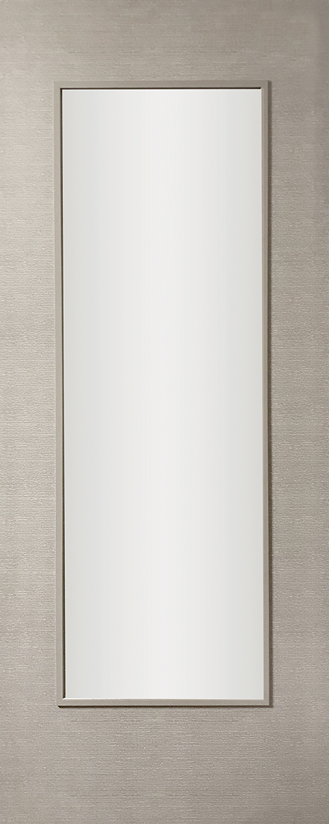 Tuscany Grey 1 Panel Shaker Glass Clear door