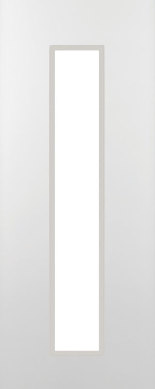 DFG41 Primed Delaware Clear door