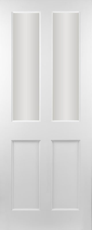 Waterford 2 Panel 2 Glass Glazed Clear door